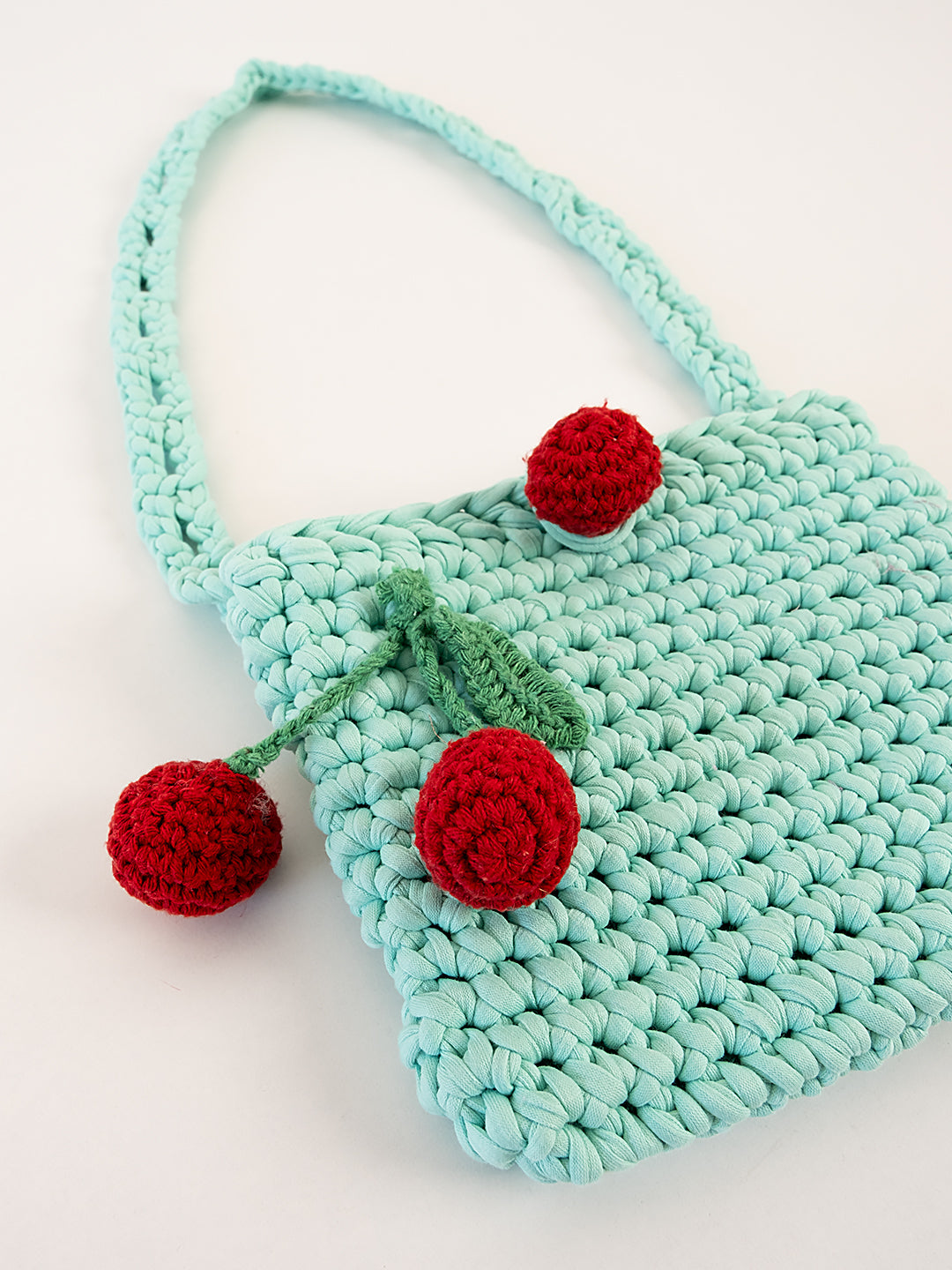 "Cherry" Örgü Çanta