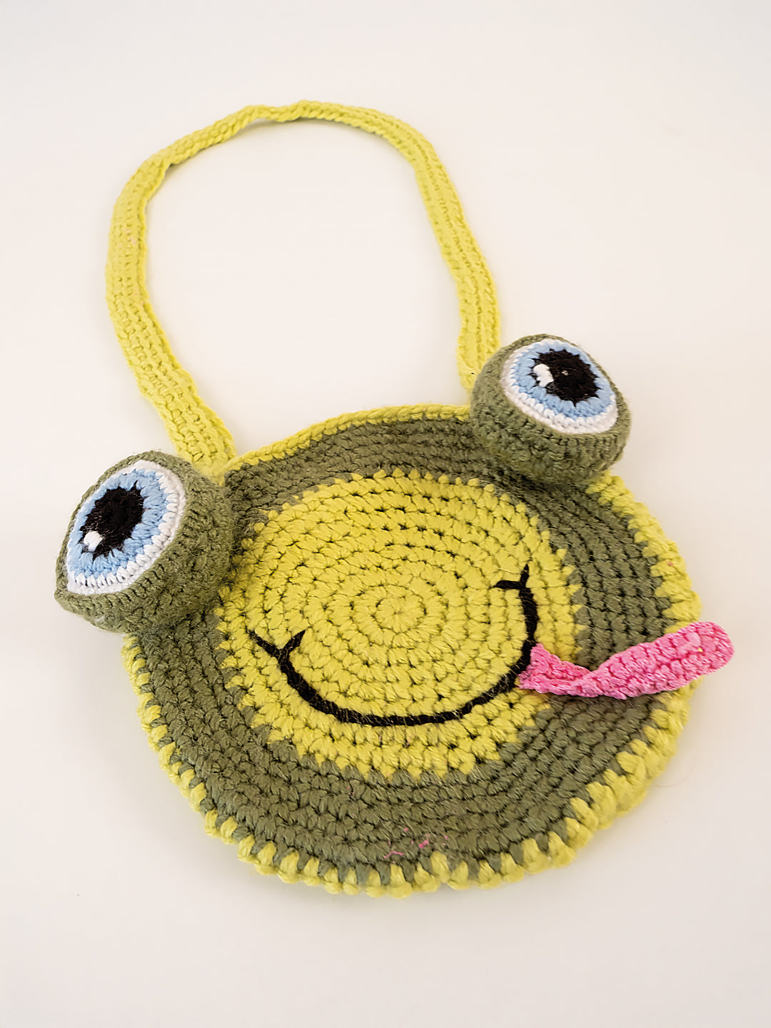 "Frog" Örgü Çanta