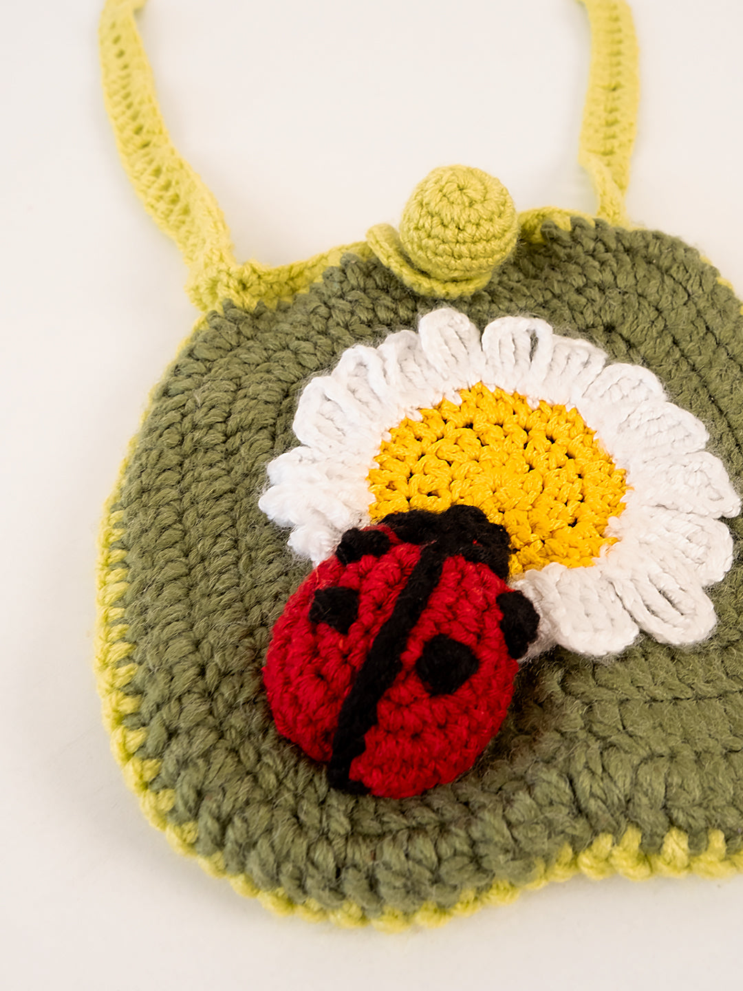 "Ladybug" Örgü Çanta