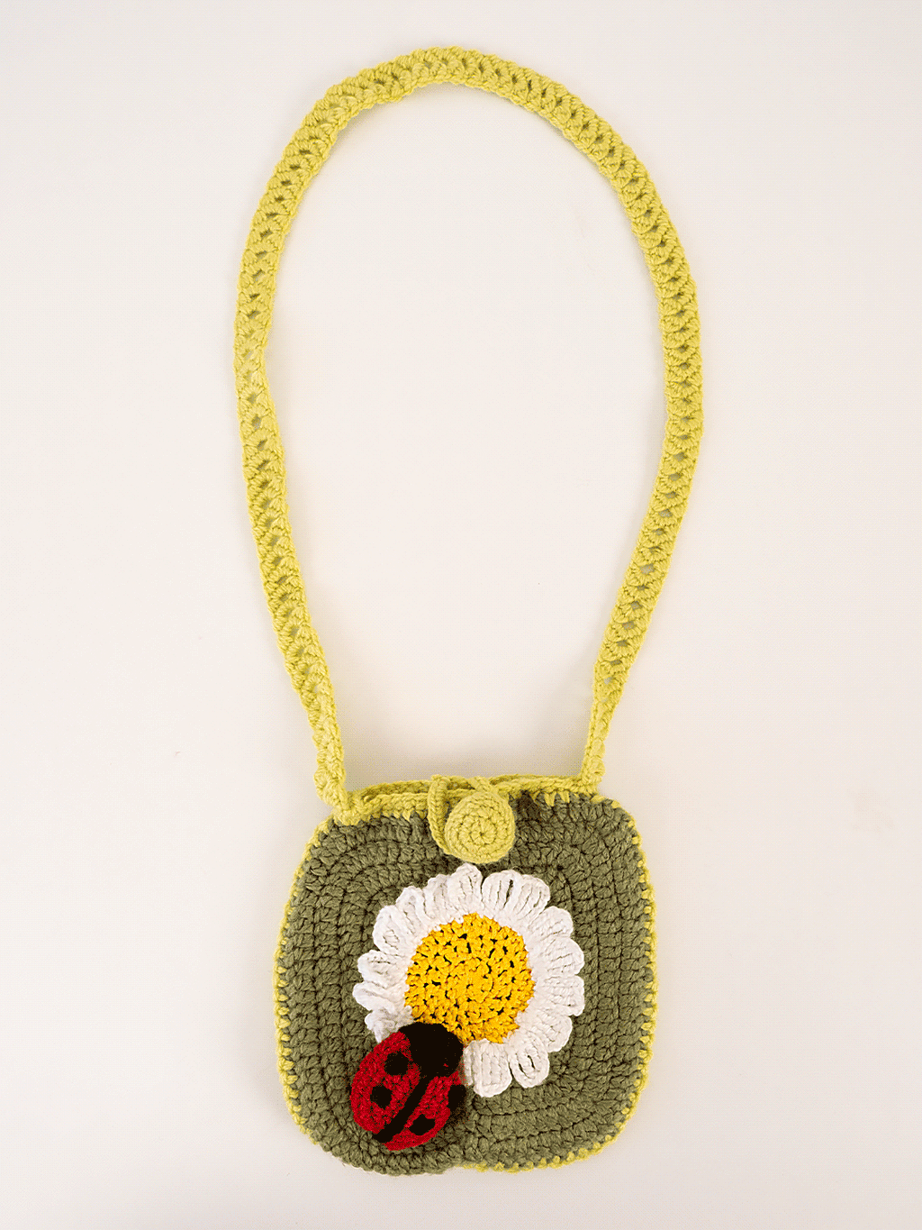 "Ladybug" Örgü Çanta